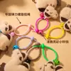 Colgante de Peluche Realista de Camello Estilo Dunhuang Estilo Étnico Llavero Pequeño de Camello Cuerda con Cascabel Decoración para Bolso Recuerdo de Viaje Pequeño
