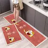Alfombra de cocina resistente a la suciedad, antideslizante, resistente al desgaste, cortable, delgada, antiadherente, desechable, absorción instantánea, más vendida, absorbente de aceite, absorbente de agua