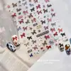 26 Tipos de Adesivos para Unhas em Relevo com Textura de Tecido e Designs de Pônei, Adesivos Doces e Descolados para Unhas DIY para Festivais, Estilos Mistos e Designs em Alta