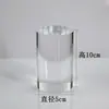 Columna Quadrada Transparente de Acrílico Suporte de Cristal Modelo de Brinquedo Suporte de Exibição Cosméticos Joias Cerâmica Antiga Suporte de Base