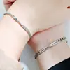Pulseira Mobius Infinity Amor Amante de Aço Inoxidável Mais Vendida na Amazon Cross-Border Presente Personalizado com Nome DIY
