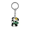 Venta al por mayor del fabricante Llavero de Panda con Material de Goma Suave y Colgantes Personalizables para Llavero