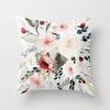Funda de Cojín con Patrón Floral Fresco Pastoral para Hogar, Oficina y Coche; Diseño Moderno y Sencillo Impreso