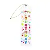 Tarjeta de Cumpleaños Feliz Estilo Nuevo Transfronteriza con Cinta Multicolor e Impresión por Sublimación para Decoración de Fiesta al Aire Libre