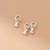 Prata de lei 925, pingente de osso de prata tailandesa estilo antigo, pulseira DIY, berloque vintage, material e acessórios para tecelagem de corda artesanal, S1240