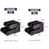 Caja de Almacenamiento de Alimentos con Múltiples Compartimentos, Portavasos Trapezoidal de Plástico, Estante para Mostrador de Tienda de Té con Leche, Organizador de Cocina, Portavasos