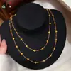 Colar Estrela Galáxia Vintage Estilo Francês para Mulheres, Acessório de Colar em Camadas Brilhante Disco Olho de Gato de Luxo Leve da Moda