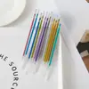 Recambios de Bolígrafos de Gel con Purpurina de 60 Colores, Bolígrafos Perlados de Arena Líquida Brillante con Purpurina, Recambios de Bolígrafos Resaltadores Coloridos para Diarios de Estudiantes al por Mayor