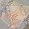 Sombra de Niebla entre Flores ~ Chicas Francesas Sexy Hueco Puro Deseo Encaje Chicas Ropa Interior Transpirable Sin Marcas de Mujer Sin Cadera