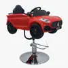 Silla Eléctrica de Peluquería Infantil Dibujos Animados Elevador Barbería Salón de Belleza Coche Especial para Bebé Silla para Cortar el Cabello
