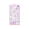 Auténticas Pegatinas Divertidas Sanrio con Relieve 3D, Pegatinas de Diamantes Acrílicos, Pegatinas Decorativas Hechas a Mano para Niños, Hermosas