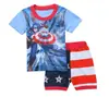Ropa de Casa Manga Corta para Niños con Historia de Aviones Traje de Verano para Niños Traje para Aire Acondicionado Pijama de Dibujos Animados C04
