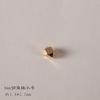 Cuentas de ángulo de corte de 14k método antiguo oro cuadrado pequeño cobre chapado en oro cobre chapado en plata color duradero joyería hecha a mano con cuentas accesorios diy venta al por mayor