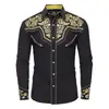 Fábrica de origen comercio electrónico transfronterizo camisa de manga larga para hombre con solapa cárdigan de un solo botón impresión digital 3D sublimación