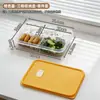 Lonchera rectangular de cuatro compartimentos BNBSR, caja de almacenamiento de 6 compartimentos para refrigerador con tapa, transparente, visible, caja de almacenamiento engrosada