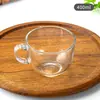 Copo de Vidro Girassol Atacado em Estoque com Alça e Canudo para Suco, Uso Doméstico, Presente para Estudante, Copo para Leite, Estilo Ins