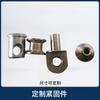 Torno automático de fábrica excelente sujetador aleación de aluminio cabeza plana remache semi-hueco de acero inoxidable tuerca de tope al por mayor