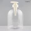 Cabezal de Bomba Dispensadora de Gel Antibacterial Blanco de 28 Dientes Personalizado, Cabezal de Bomba para Champú Tipo Push, Cabezal de Bomba Rotatoria de Plástico 28/400