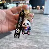 Chaveiro de Panda de Bambu Desenho Animado Pingente Criativo de Panda Sentado Pingente para Bolsa Carro Boneca Máquina de Chicletes Caixa Surpresa Presente