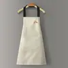 Avental direto da fábrica à prova d'água e à prova de óleo para homens e mulheres, avental doméstico de cor sólida, macacão de catering com logotipo impresso, primeira geração de cabelo