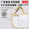 Bolsa Térmica para Pasteles Impermeable No Tejida Bolsa de Aislamiento Frío Bolsa de Regalo para Restaurante de Mariscos para Llevar Lonchera de Postre Bolso de Mano