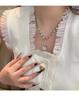 Estilo europeu e americano exagerado de água doce grande colar de pérolas Mulher Luz de luxo nicho design sentido clavícula cadeia colar camisola cadeia