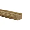 Marco de Fotos Estéreo de Madera MDF de Densidad Cubierta Estilo Tronco Doble Arco Personalizado al por Mayor Marco de Fotos de Línea Borde Ornamental de Tira