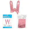 Versión Americana Delgados 16 Pulgadas Inglés A-Z Globos de Letras Pequeñas para Cumpleaños, Boda y Decoración de Habitaciones Globos de Papel de Aluminio Venta al por Mayor