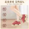 Zapatos de Moxibustión para Pies para Uso en Casa, Modelo de Invierno, Caja de Moxibustión de Madera Maciza Terapéutica, Botas de Compresa Caliente, Zapatos Calentadores de Pies, Dispositivo Portátil de Moxibustión para Pies