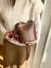 Bolsas Coreanas de Nicho, Bolsos Cruzados, Bolsos Populares para Mujer, Bolsos de Hombro Versátiles Casuales para el Día a Día, Bolsos Cubo Retro Simples