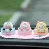 Adorno para Coche Dibujos Animados Cabeza Sacudidora Animal Lindo Adorno para Coche Decoración de Escritorio Figura de Resina Creativo