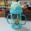Contribución directa de fábrica guardería Ps vaso para niños con boquilla plástico capa simple transparente tetera creativa vaso con boquilla