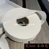 Tela de Dobladillo de Algodón Puro Suave de 3-3.5cm de Ancho Ropa Máscara Tela de Dobladillo Tira de Dobladillo Cinta de Bies de Sarga Correa
