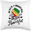 Amazon Nova Capa de Travesseiro Desenho Dia da Libertação Negra História Negra Decoração de Casa Sala de Estar Quarto