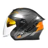 Anuncio Casco de Motocicleta Eléctrica Certificado 3C para Hombres y Mujeres Casco Medio de Seguridad Transpirable para Motociclismo en Todas las Estaciones