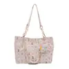 Bolsa Feminina Amy Rabbit 2025 Nova Moda Casual Bolsa com Pingente Fofo Estilo Doce Feminino Estilo Ocidental Bolsa Tote de Ombro