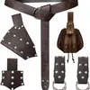 Riñonera YSFYSFTEMU con Forma de Barco Medieval, Estilo Vikingo Nórdico, Accesorio Retro de Cosplay