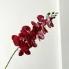 2 Piezas Envío Gratis Orquídea Phalaenopsis Sala de Estar Mesa de Comedor Rama Alta Decoración de Piso Flores Artificiales Arreglo de Boda Exposición de Negocios
