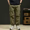 Pantalones de trabajo de seda de hielo de secado rápido para hombre, verano, finos, casuales, holgados, talla grande, marca de moda, pantalones jogger, venta al por mayor