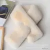 Cachecol quente acolchoado de pelúcia dupla face de inverno, cachecol de imitação de pele de Coringa, atacado, imitação de pele de coelho rex, fofo, feminino coreano