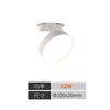 Foco de Riel con Astigmatismo LED Downlight para Tienda de Ropa, Sala de Transmisión en Vivo Comercial, Riel de Ángulo Ajustable, Alta Reproducción Cromática