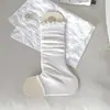 Meias de cano alto estilo ballet cobrindo o pé meias brancas femininas primavera e outono finas respiráveis aquecedores de perna de meia-calça meias cinza claro para panturrilha