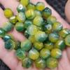 Contas de jade de seis pontas verde-oliva Contas de jade de quartzo Jade Huangfei Contas de várias pontas Pulseira Colar Acessórios Contas artesanais