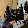 Transfronterizo 2025 Nuevo Modelo de Gama Alta Minimalista Diseño de Nicho Bolso Acolchado con Cadena Bolso de Hombro Cruzado para Viajar Bolso Dumpling