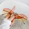 Nuevo Diseño Otoñal Gafas de Sol Metálicas con Incrustaciones de Diamantes Letra F Selecciones de Influencers Europeos y Americanos Gafas de Sol para Mujer con Acabado de Alta Gama