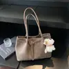 Moda Retro Transfronteriza 2025 Otoño e Invierno Nueva Moda Simple Gran Capacidad Bolso de Hombro y Mano Tote para Mujer Bolso de Axila para Viajes