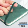 Cuaderno A7 Portátil Mini Portátil Pequeño Diario Libro de Bolsillo Engrosado Cuero Creativo Retro Simple