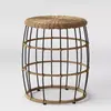 Ocio al aire libre balcón Nido de pájaro sofá mesa y silla pequeños Decoración de lugar escénico B&B ratán ratán silla sofá cama de ratán individual doble