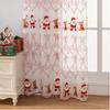 Cortinas con Atmósfera Americana Transfronteriza Cortinas Semi-Opacas Navidad Sala de Estar Dormitorio Cortinas Decorativas Terminadas Venta al por Mayor