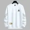Sudadera con capucha casual de cuello redondo de 280 g para hombre, estilo primavera y otoño, holgada, versátil, moderna, jersey